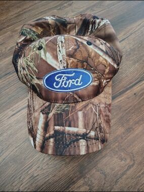 Ford Men’s Camo Baseball Cap - Brown Camouflage